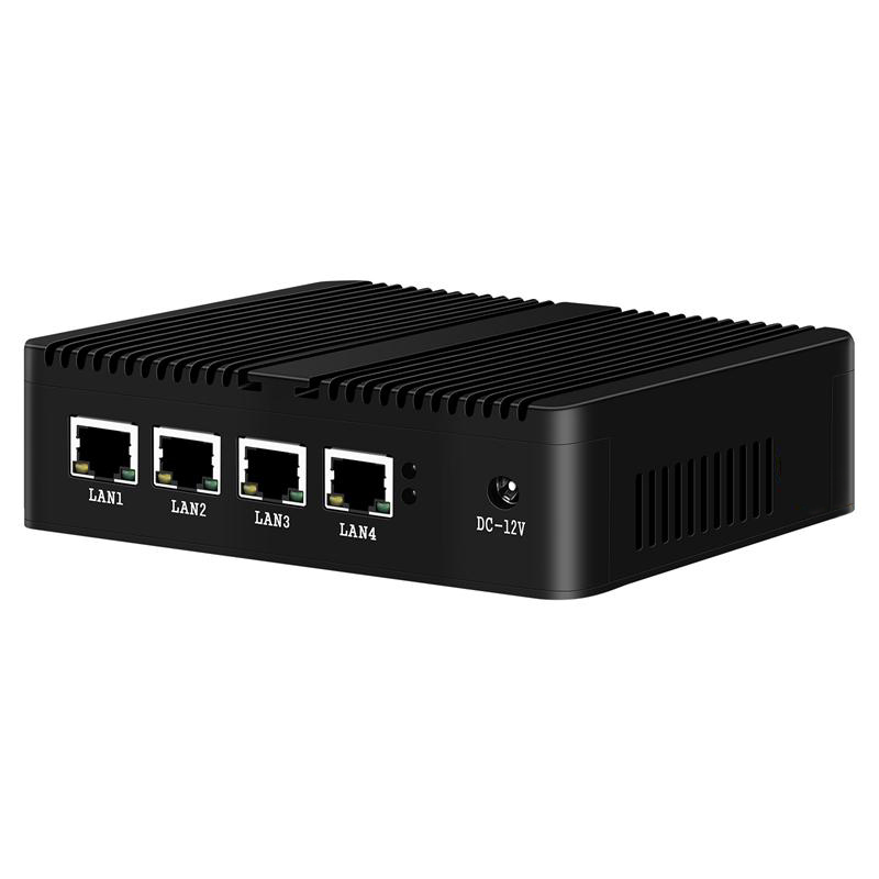 Бесвентиляторный мини-ПК Intel N100 J1900 N2840 N5105 J4125 с поддержкой Ethernet 4x 2,5G Windows Linux Pfsense OPNsense