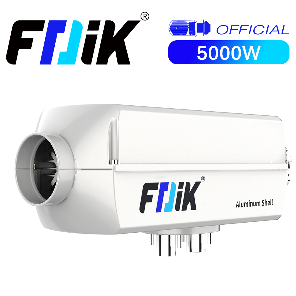 FDIK Diesel Heater 12V 24V 5KW Aluminium Shell Air Standkachel Snelle Verwarming voor Auto Jacht Boot trailer