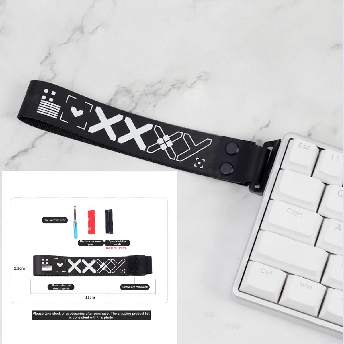 1pc Kreative Tastatur Band Universal Mechanische Tastatur Strap Tastatur Dekoration Magnetische Achse Tastatur Strap Decor Geschenke