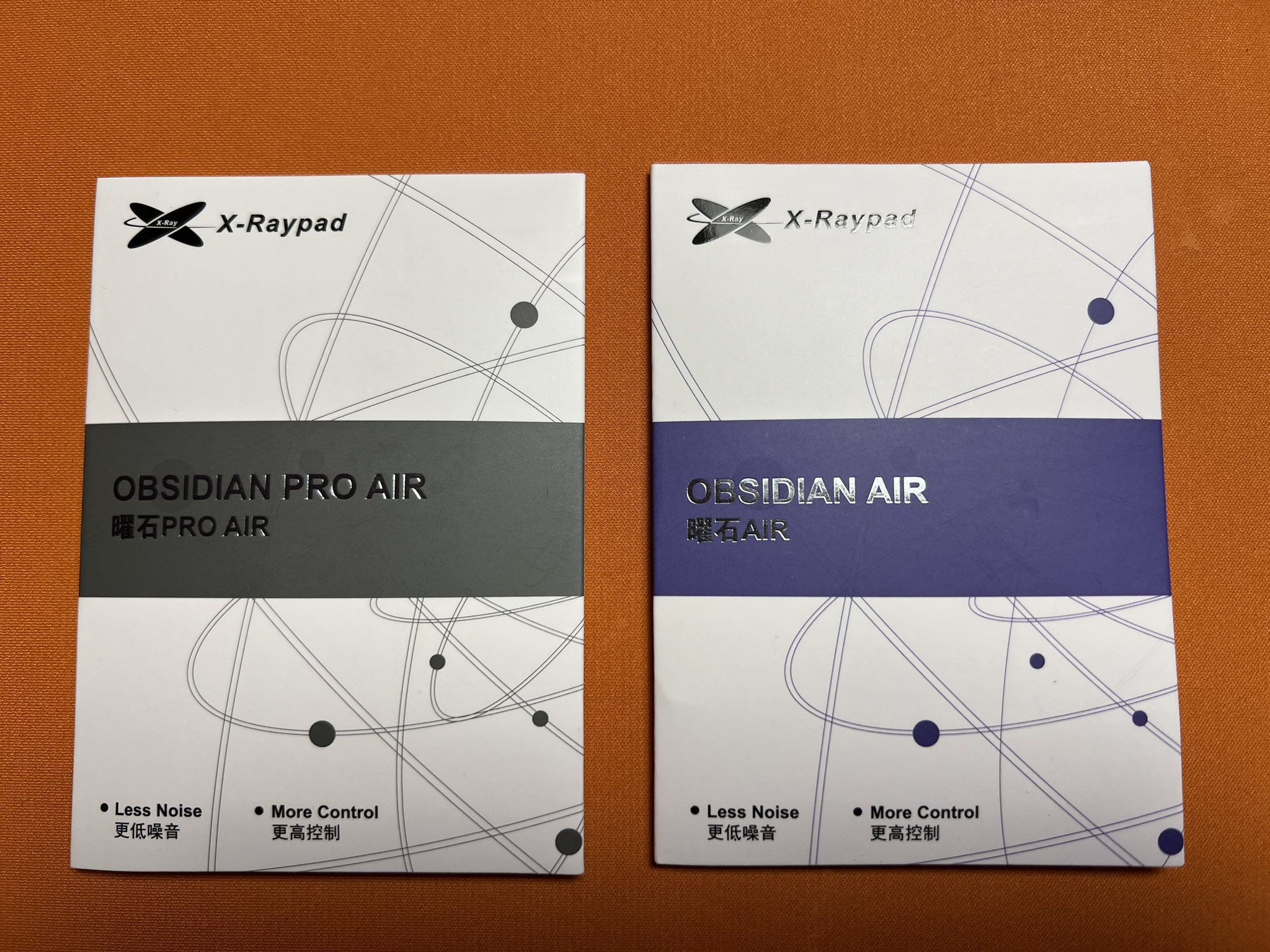 X-Raypad Obsidian Air Mouse Skates or Obsidian PRO Air D6.5mm Dot Mouse Skates