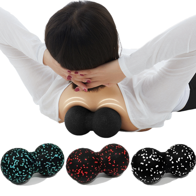 Epp yoga bolas de amendoim massagem corporal fáscia bola terno espuma alta densidade relaxamento muscular exercício fitness aliviar a dor cervical