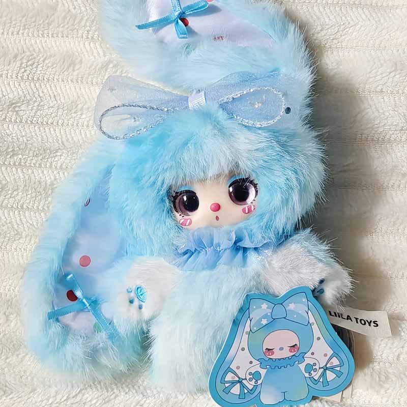Babythree Liila Rainbow Candy Bunny Series Blind Box Boneka Lucu Gantungan Kunci Dekorasi Mainan Kotak Misteri Hadiah Kejutan yang Menyenangkan