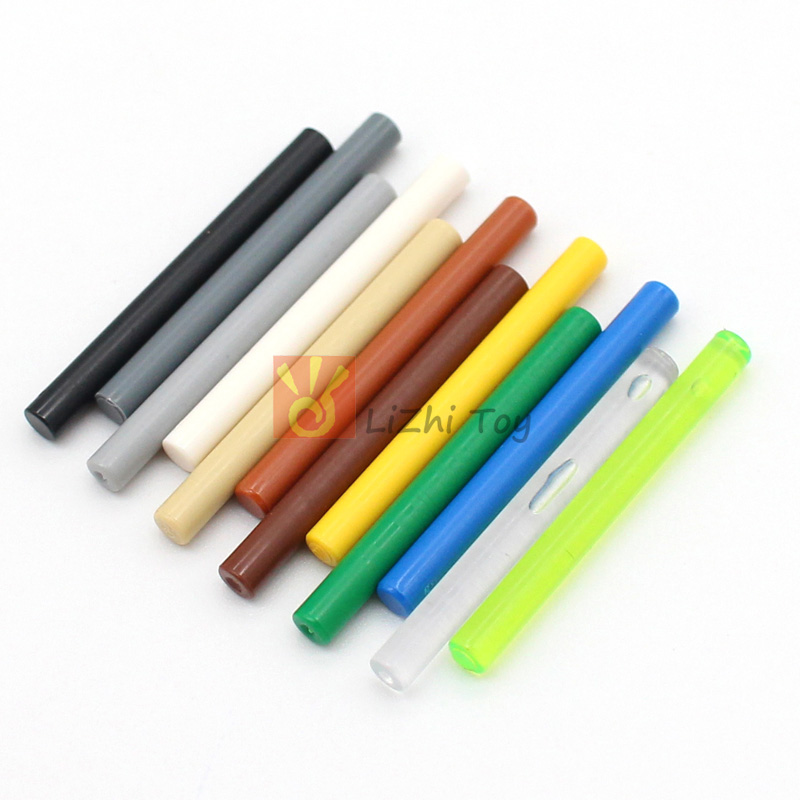 50 Uds. Bloque de construcción MOC 30374 Bar 4L hoja de sable de luz varita DIY accesorios de ladrillos clásicos juguetes de partículas compatibles con 64567