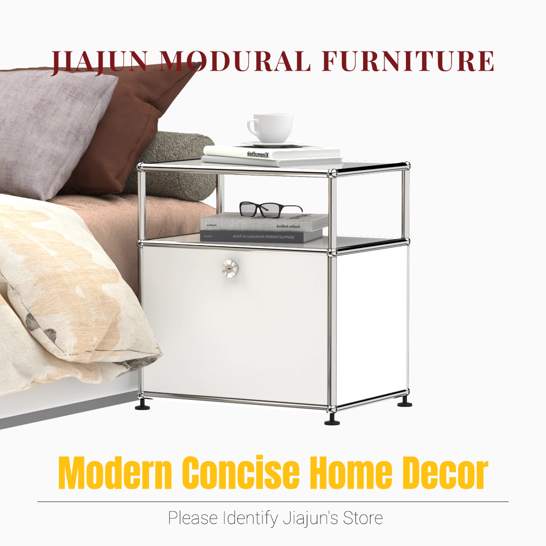 Muebles Modulares |   Mesa de Noche 1x2 |   Con 1 puerta abatible |   Personalización disponible |   Para Dormitorio y Sala de Estar