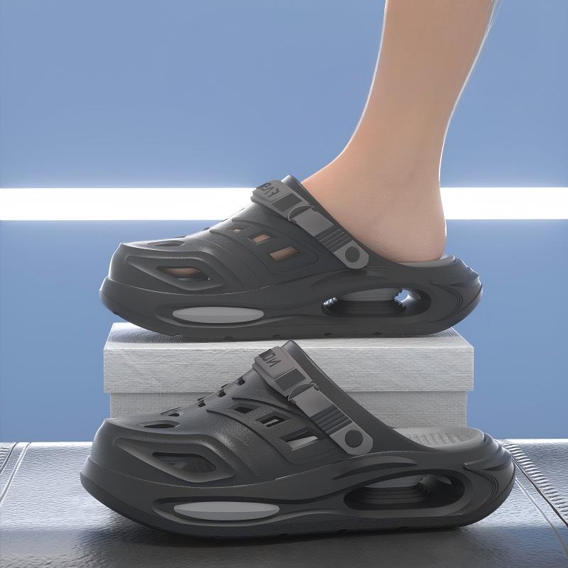 Holle pantoffels voor heren, zomerbovenkleding voor heren, nieuwe trendy slijtvast met dikke zolen, antislip, niet-stinkende voeten, tweekledige jongenspantoffels