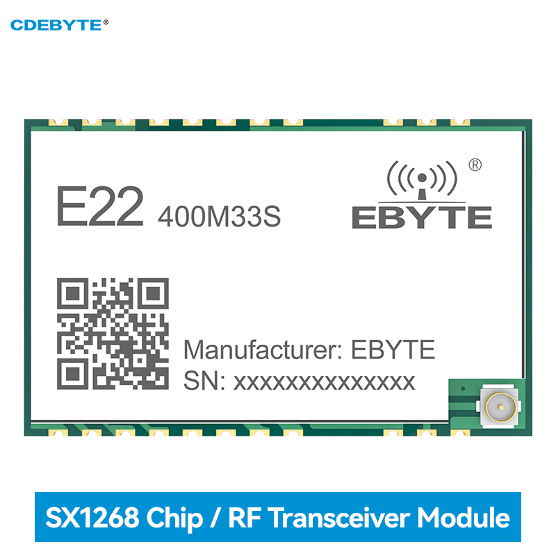 LoRa SX1268 433 МГц 33 дБм радиочастотный модуль SMD штамповое отверстие E22-400M33S 16 км высокоточный беспроводной передатчик данных TCXO и приемник
