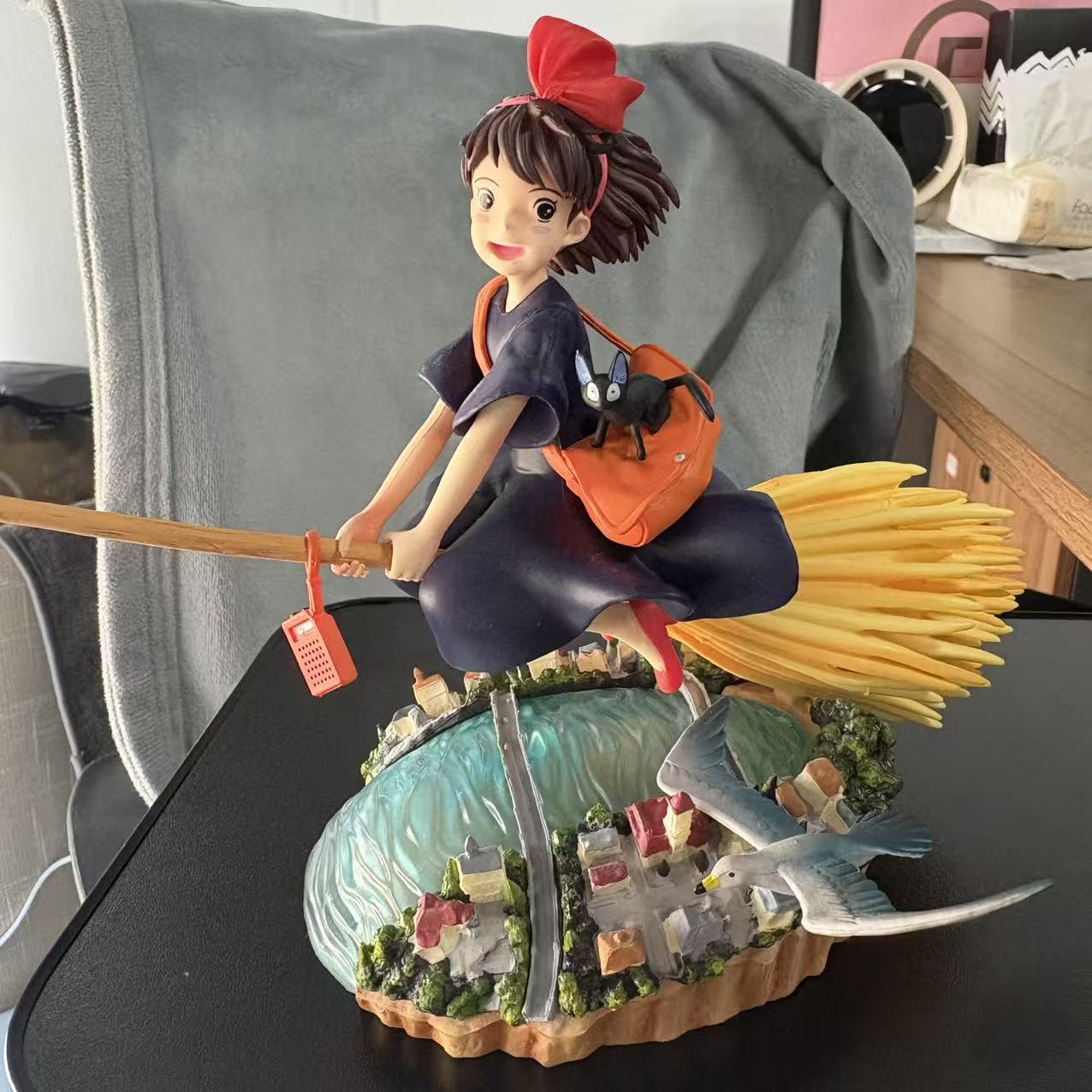 Kikis Lieferservice Little Witch Figur Studio Ghibli Cartoon Anime Merchandise Desktop Ornament Auto Figur Geburtstagsgeschenk