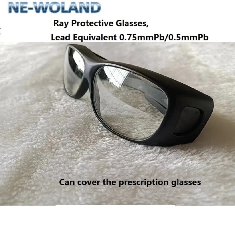 Nuevas gafas de protección contra rayos Geniune, gafas de plomo de 0,5 mmpb y 0,75 mmpb, se pueden usar con gafas graduadas para médicos, etc.
