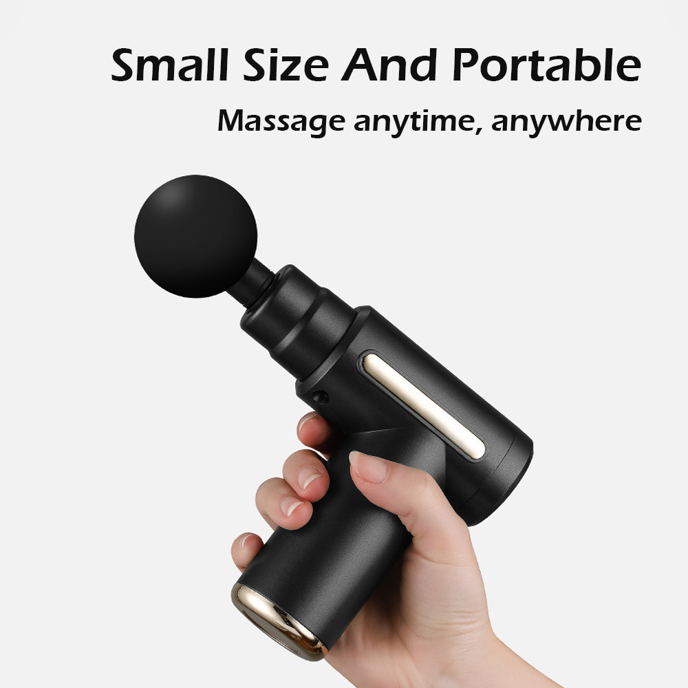 Pistola de Masaje Muscular, Masaje de Tejido Profundo, Mini, Ligera y con Velocidad Ajustable, Equipo de Masaje Adecuado para el Cuerpo