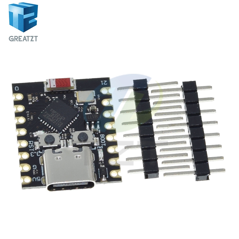 Плата разработки GREATZT ESP32-C3, супермини-плата ESP32, плата разработки ESP32 с WiFi и Bluetooth для Arduino