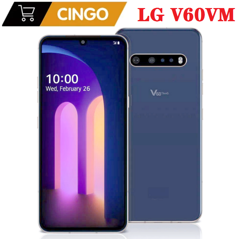 Original desbloqueado LG V60 ThinQ 5G V600AM/TM/VM 6,8 pulgadas Qualcomm 865 4G/5G teléfono móvil 8GB de memoria 128GB ROM versión coreana/estadounidense