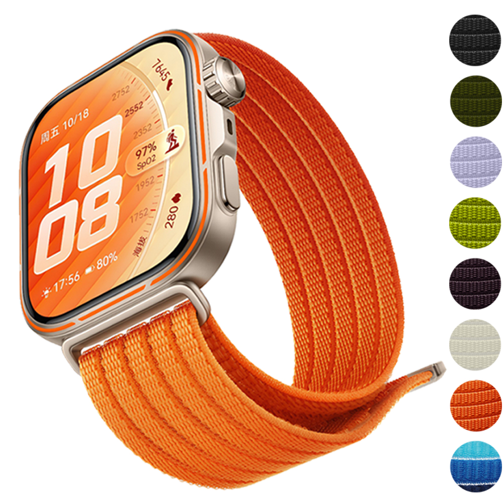Correa Original 1:1 para Huawei Watch Fit 5 Pro 4 Pro, Correa Deportiva Transpirable de Nailon, Brazalete para Huawei Watch Fit 5 4 3