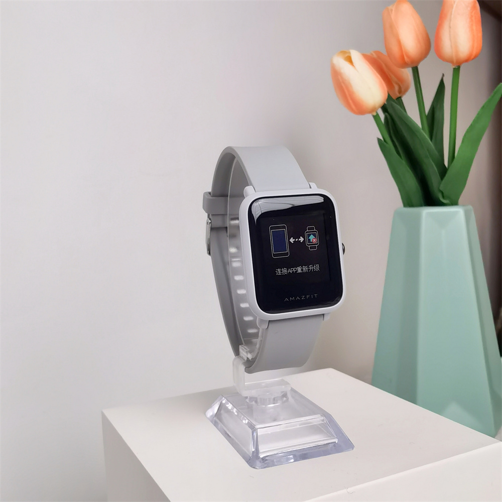 Amazfit smartwatch bip s gps glonass 31g pena-luz corpo bluetooth medição de freqüência cardíaca relógio esportivo usado 90-95 novo sem caixa