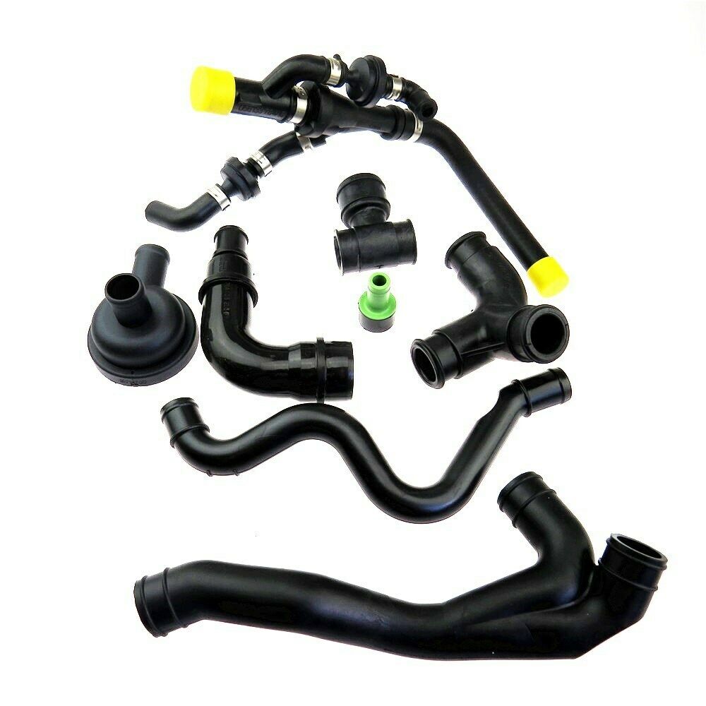 8Pcs 1.8T Crankcase Breather Hose Pipe Valve Kit for A3 A4 A6 TT Bora Beetle Passat Ibiza Exeo Ooctavia Superb 058 133 753D