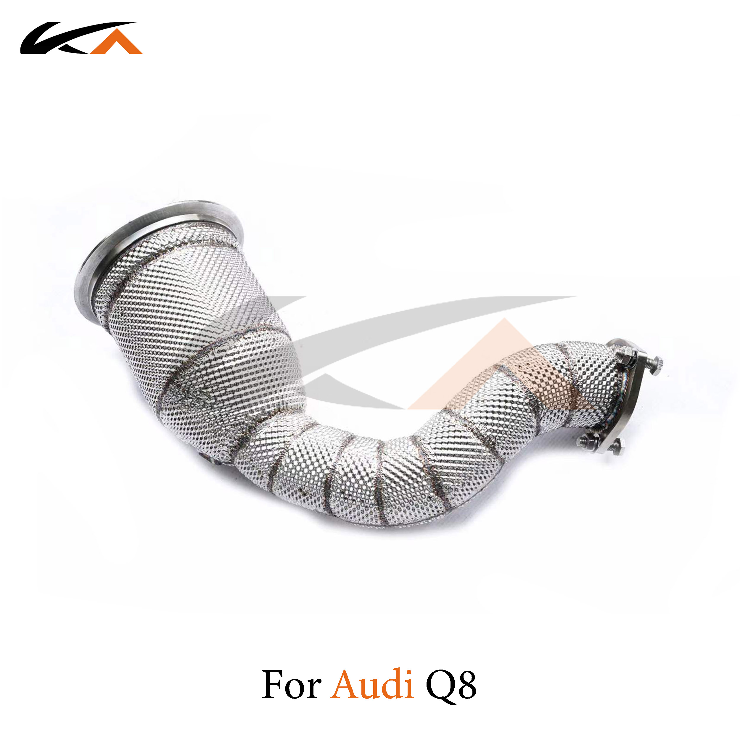 KA Tuning-Silencieux d'Échappement en Acier, Bouclier Thermique de Performance, pour Audi Q8 3.0T