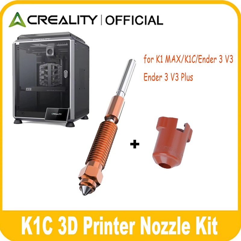 Creality-Kit de buse K/s à échange rapide, en alliage de cuivre et acier trempé, pour imprimante 3D K/s/K1 MAX/Ender 3 V3