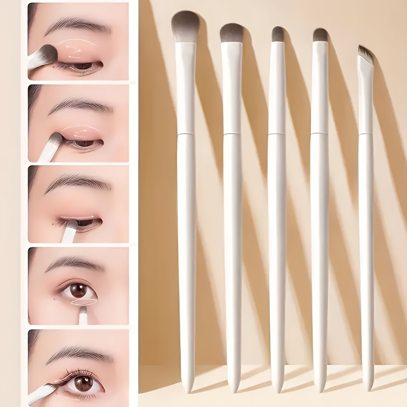 Juego de brochas de maquillaje para ojos de 5 piezas, compañero de viaje perfecto y regalo para amigos, novias y esposas.