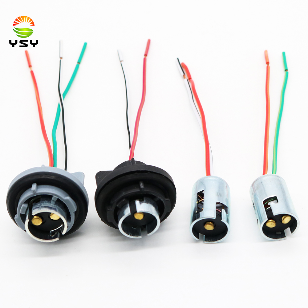 YSY 1 Pz 1157 Portalampada BAY15D P21/5 W Portalampada 1156 BA15S P21W Adattatore Base Connettore spina Per Luci Freno Accessori Auto