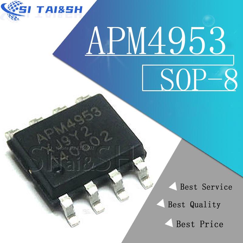 Si Tai & SH 20 unids/lote nuevo APM4953 4953 modo de mejora de canal P Dual sistema de datos MOSFET