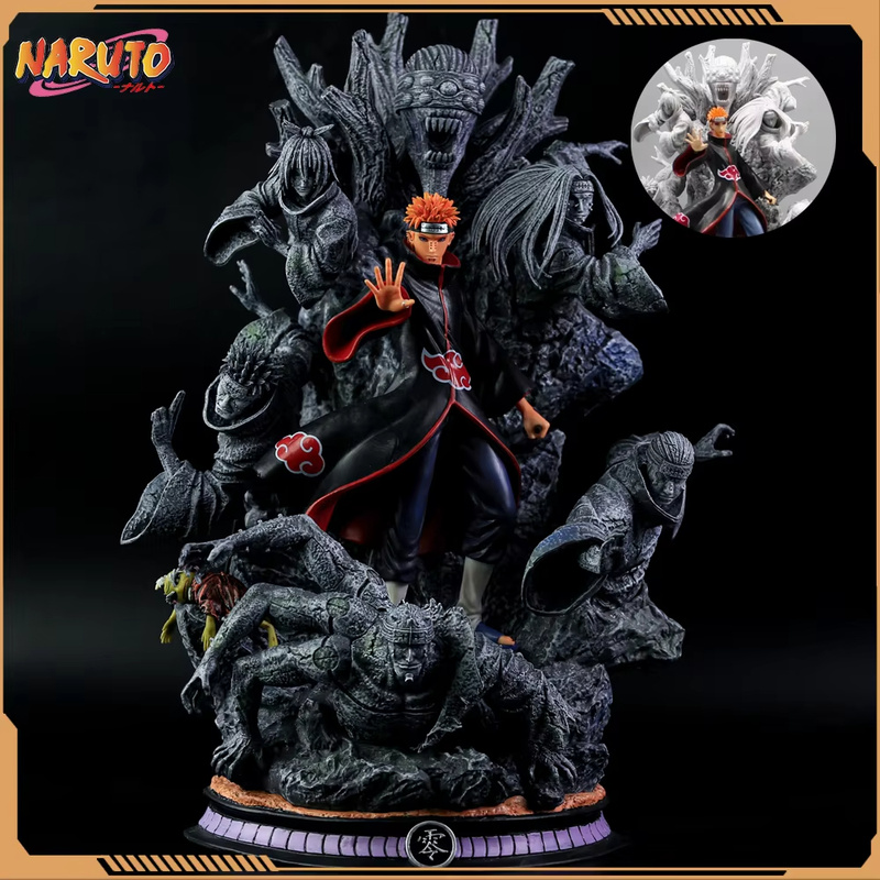 Naruto Anime Figuur Akatsuki Pijn 27 cm Gk Beeldje Pvc Standbeeld Model Pop Ornament Collectible Bureau Decora Speelgoed Kinderen Kerstcadeaus