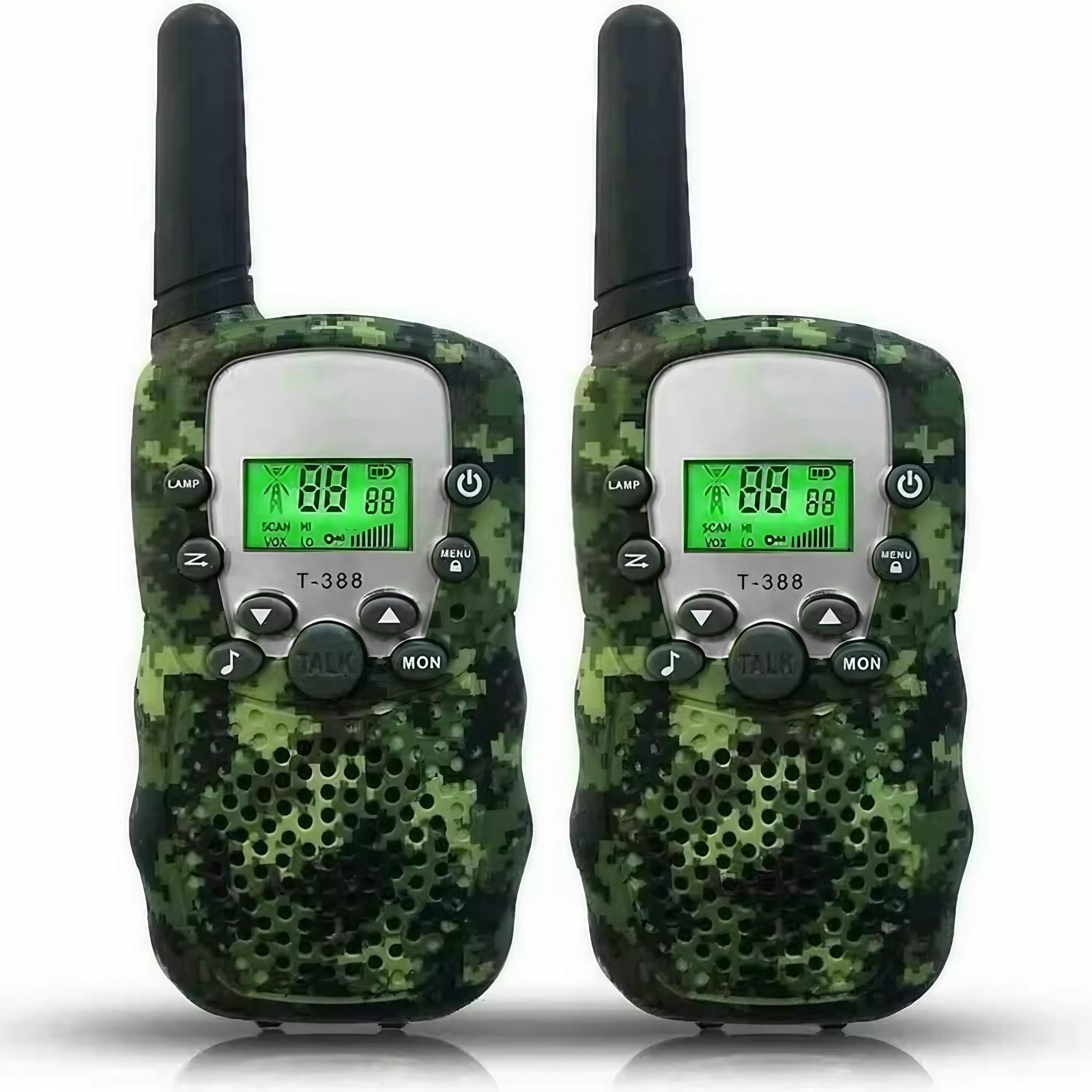 Walkie Talkie de juguete para niños: radios portátiles de 2 vías para niños, comunicación de seguridad al aire libre, divertido regalo educativo