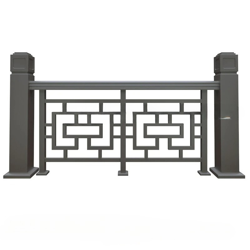 Customizable Aluminum Alloy Guardrail Courtyard Fence Aluminum Art Stair Handrail