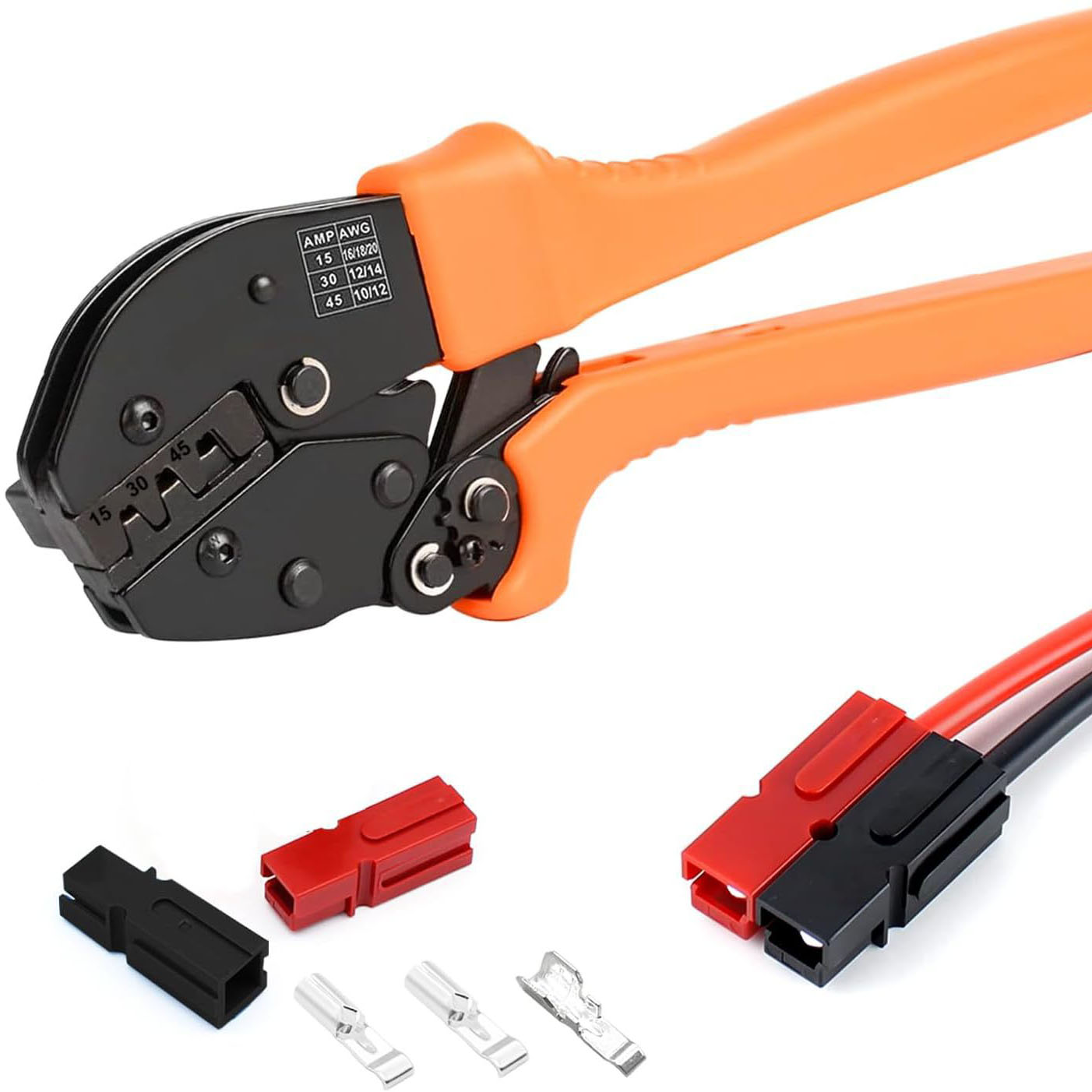 AMP15/30/45 Anderson Ferramenta de friso de cabo TC-1 Alicate de friso de fio manual para conector Anderson Powerpole
