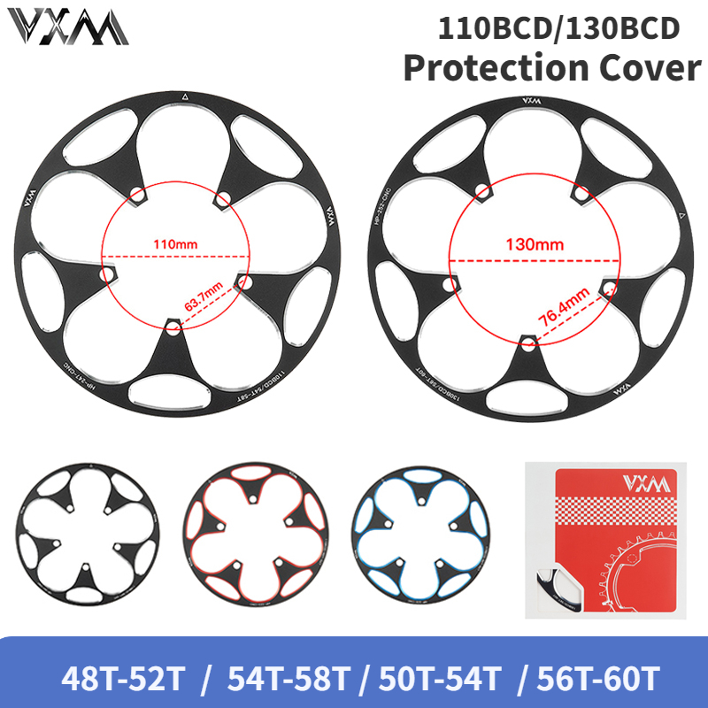 Couvercle de Protection de chaîne de vélo de montagne professionnel, 110BCD et 130BCD, 48/50/52/54/56/58T/60T, pièces de pignon de Protection