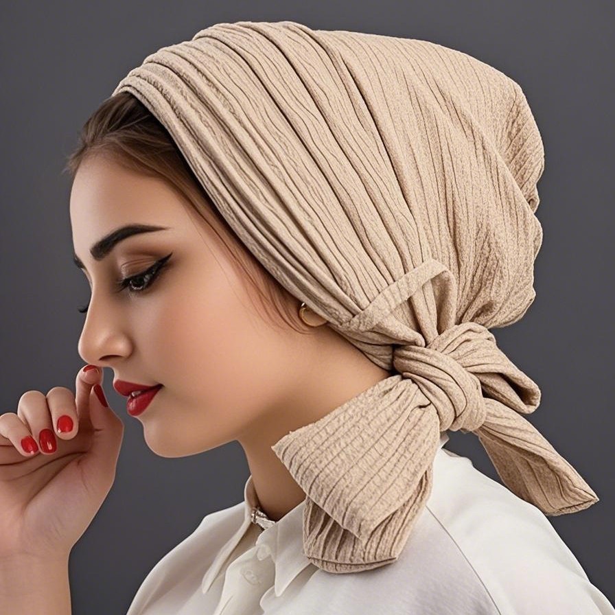Luxo primavera nó turbante chapéu para mulheres gorro quimio boné muçulmano lenço envolve elegante feminino capa de cabelo boné bandana headwear