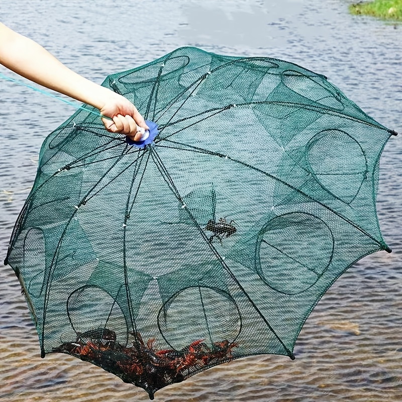 Tingkatkan permainan memancing Anda dengan jaring ikan heksagonal lipat portabel ini-sempurna untuk menangkap udang dan banyak lagi!