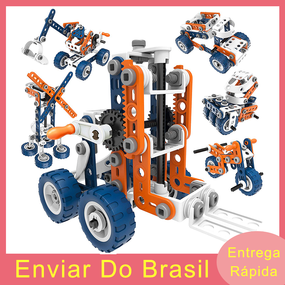 Bloques de construcción Bratoy, juego de aprendizaje de 152 piezas, juguete STEM para niños