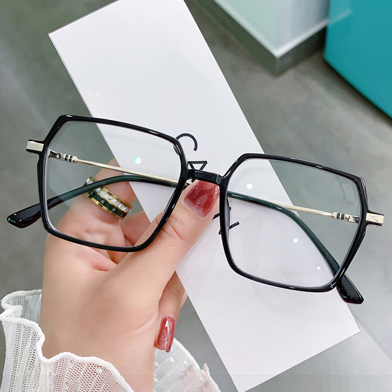 ผู้หญิงกรอบแว่นตาแว่นตา Prescription Full Rim Square ผู้หญิงสไตล์แฟชั่นแว่นตาใหม่ Hot Rx กรอบแว่นตา