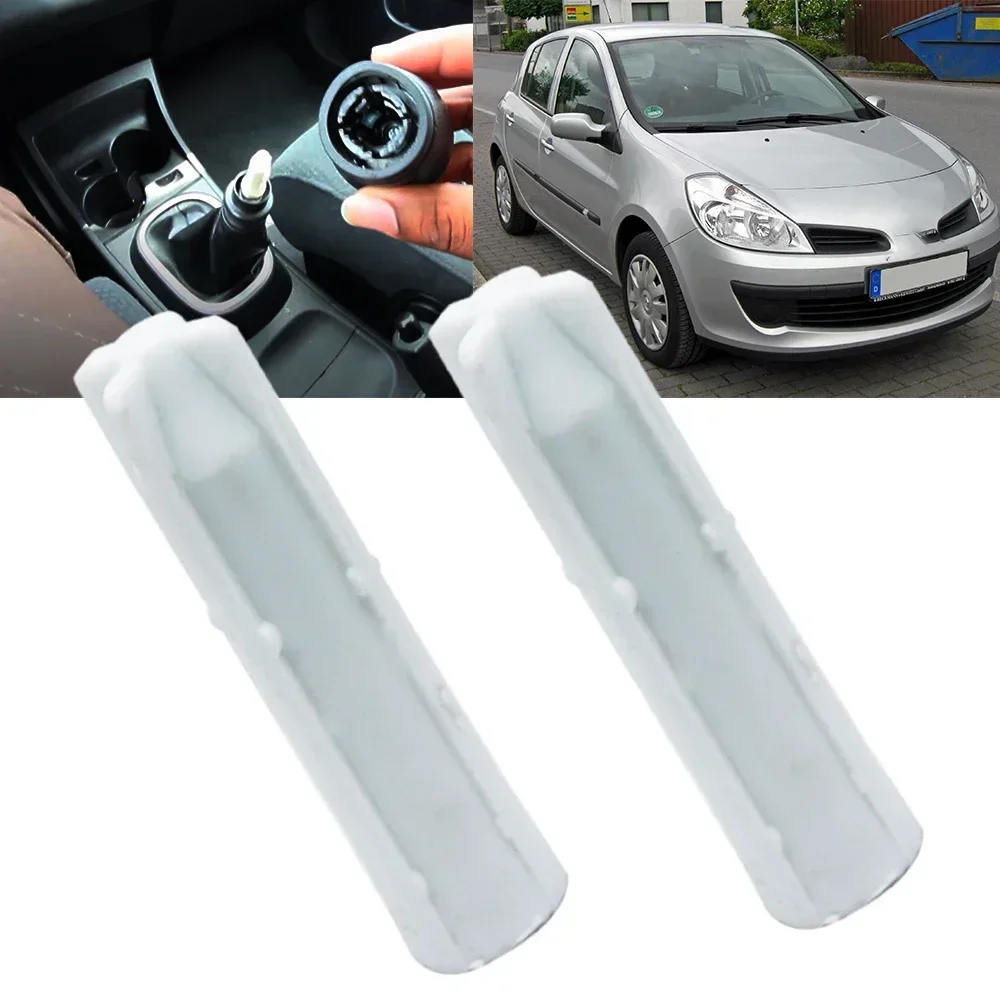 Manga interior para Renault Clio III Lutecia perilla de palanca de cambios adaptador de pluma de palanca de varilla 2006 2007 2008 2009 2010 2011 2012 2013