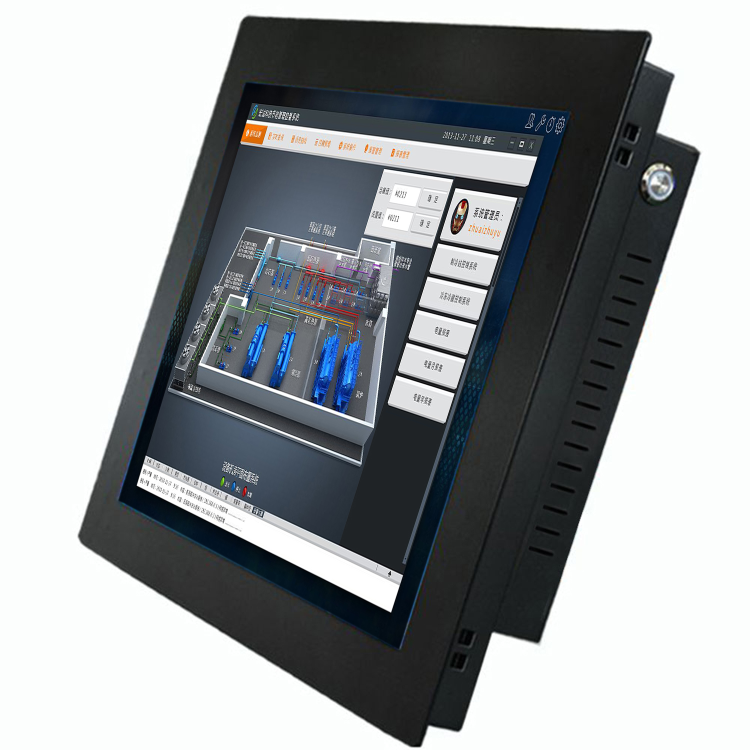 17 19 21,5-calowy przemysłowy komputer typu all-in-one z rezystancyjnym ekranem dotykowym panel tablet pc wbudowany wifi rs232 com dla win10 pro