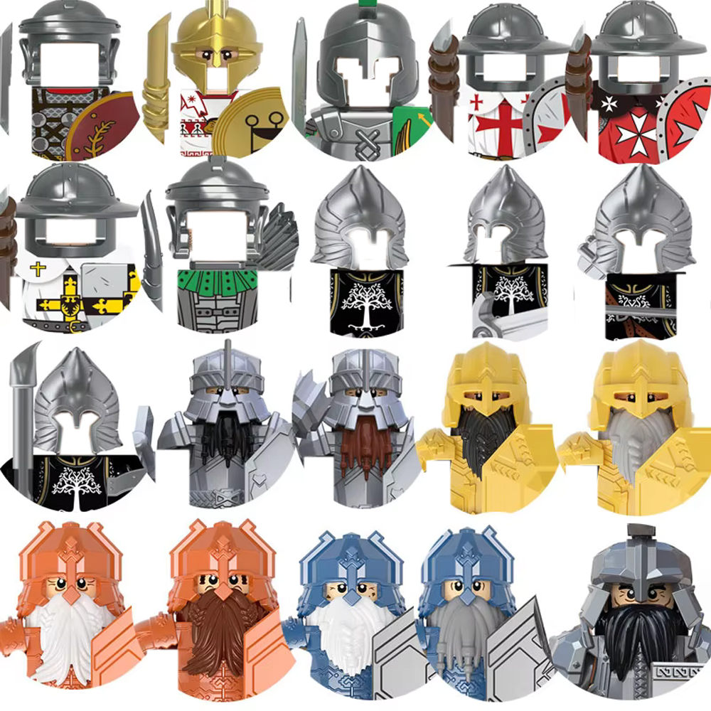 Mini Herr Ringe Bausteine Anime Ziegel Elfen Orcs Armee Zwerg Rohan Ritter Spiel Thrones Mini Action Figur Kinder Spielzeug Geschenk
