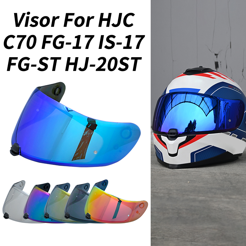 HJ20M osłona kasku dla HJC C70 IS-17 FG-17 FG-ST kask motocyklowy osłona przeciwsłoneczna ochrona Uv Casco Moto Visera osłona przeciwsłoneczna