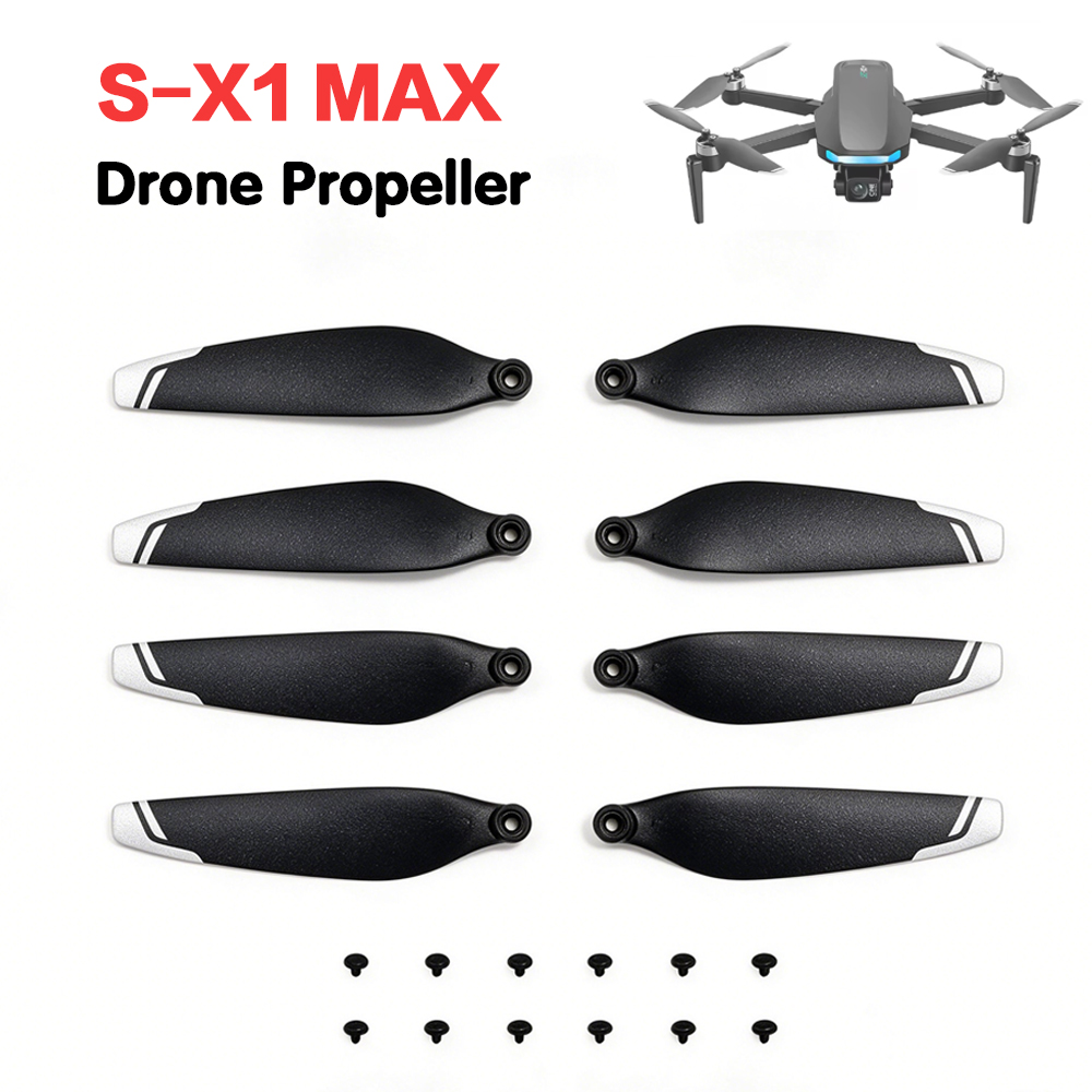 Propeller with Screws for S-X1 / S-X1 MAX Quick Blade Wing Drone Repair Spare Parts 8PCS/1Set New
