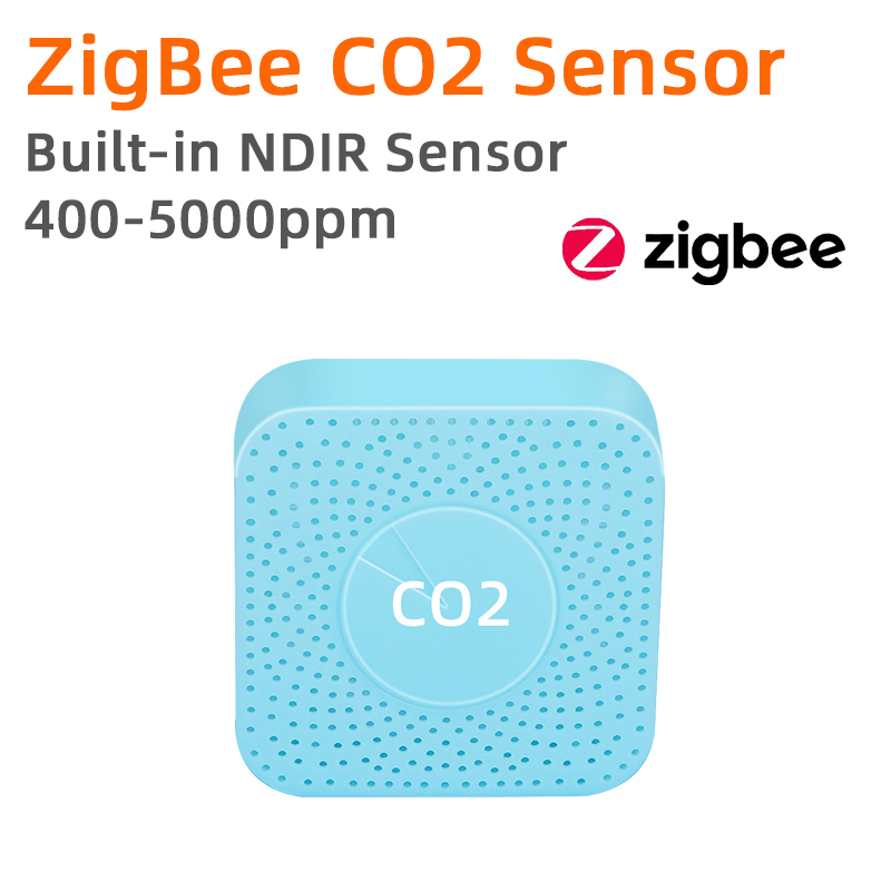 ZigBee Tuya CO2เซ็นเซอร์ NDIR ความแม่นยำสูงสมาร์ทโฮม Linked Co2เครื่องตรวจจับ Air Monitor ในครัวเรือน SmartLife APP