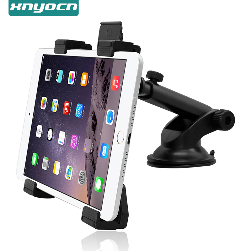 ユニバーサル車のフロントガラス吸引タブレット携帯電話マウントホルダースタンド 10.5-20 センチメートル幅調整可能 Ipad/Iphone/サムスンタブ