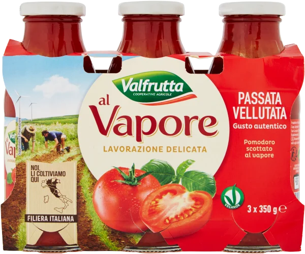 Passata vellutata al vapore 350g x 3-val frutta