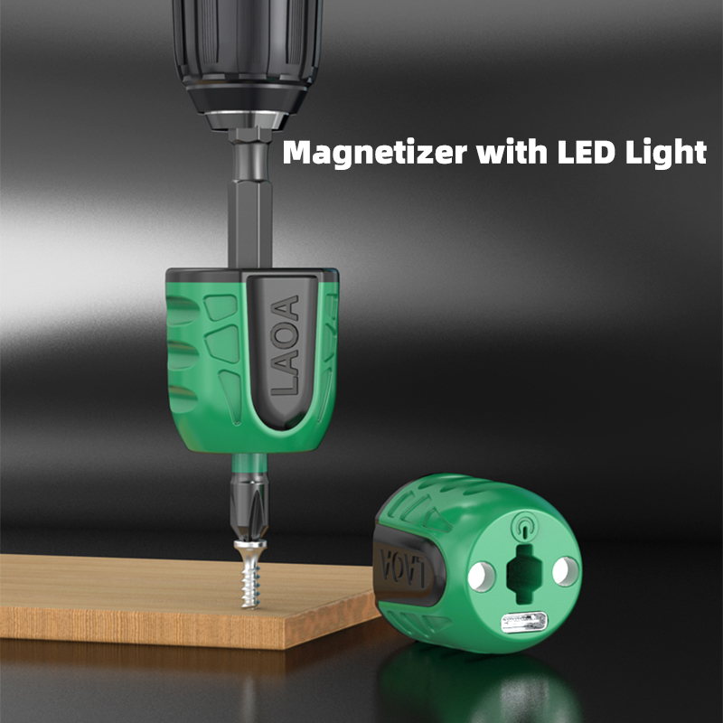 LAOA wysokiej jakości śrubokręt demagnetyzer magnetyzer mocny śrubokręt z oświetleniem LED śrubokręt narzędzie do zbierania