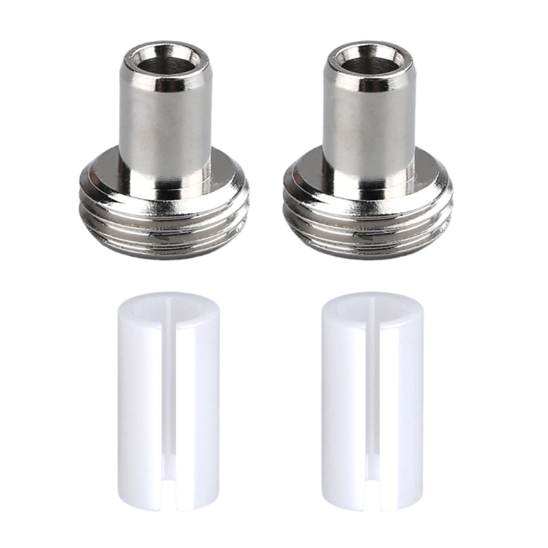 2 Stück Ersatzteile Keramik rohr hülsen und 2 Stück Metallkopf-Anschluss adapter für Glasfaser-Fehler ortung