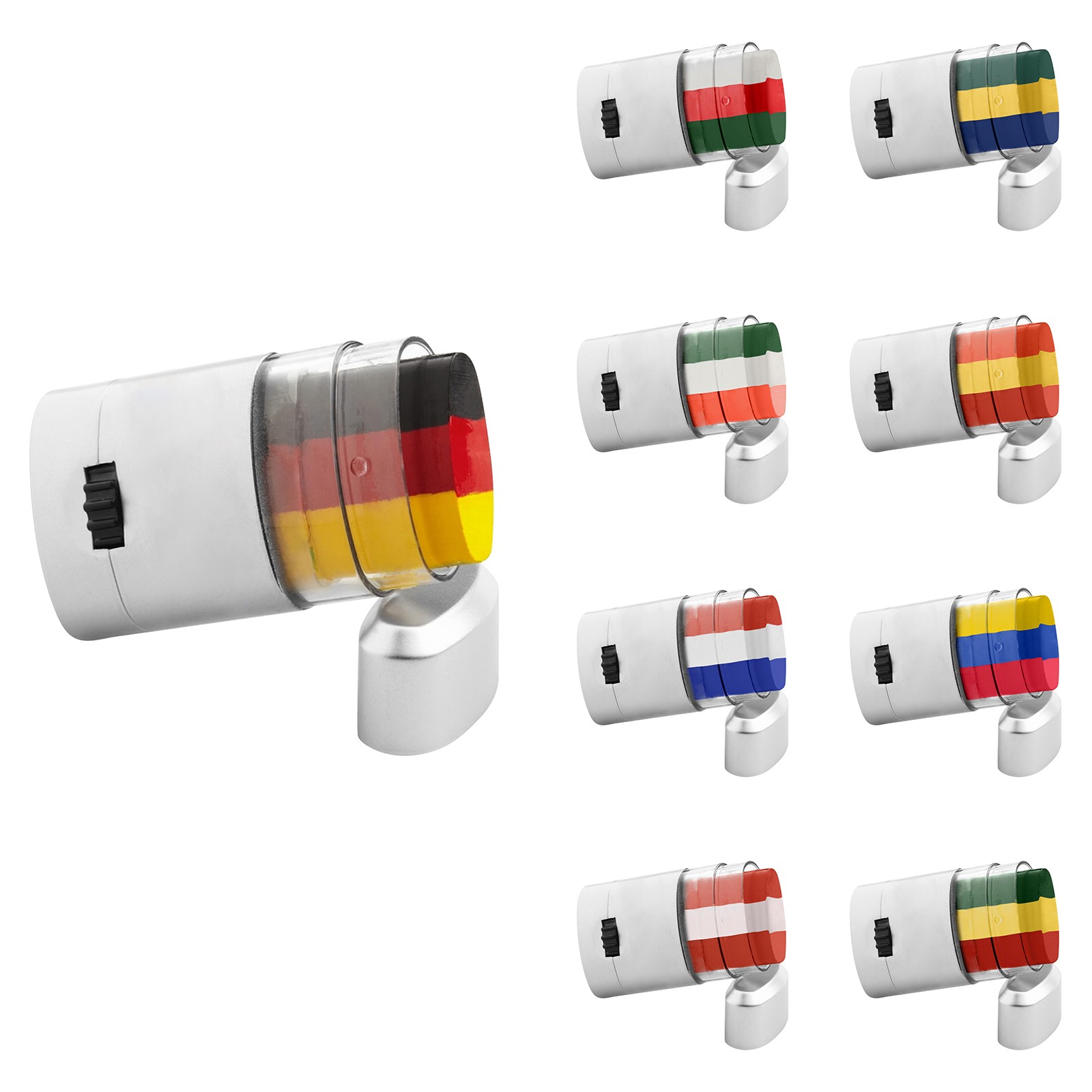 Country Flag Face Paint Stick Stripe Football Fan Brush Stick Face & Body Paint Football Game Cheerleading Decoration