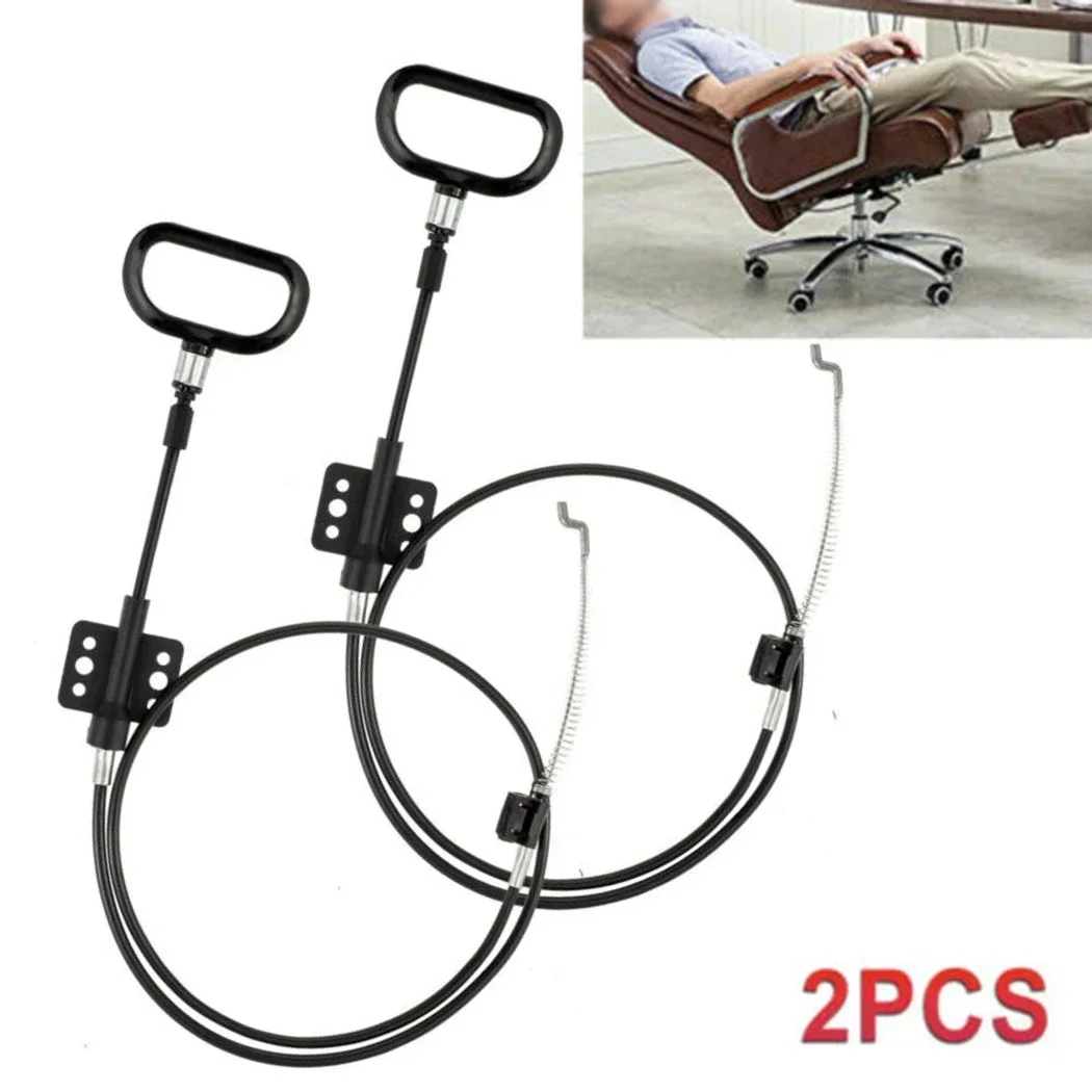 Piezas y accesorios para muebles, paquete de 2 cables de liberación reclinables universales, mango de tracción con anillo en D de repuesto para sofá y silla