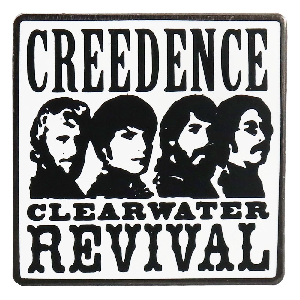 CREEDENCE CLEARQuery REVIVAL Logo Personel Band, Best Tour, International Music Art Lapel Pin