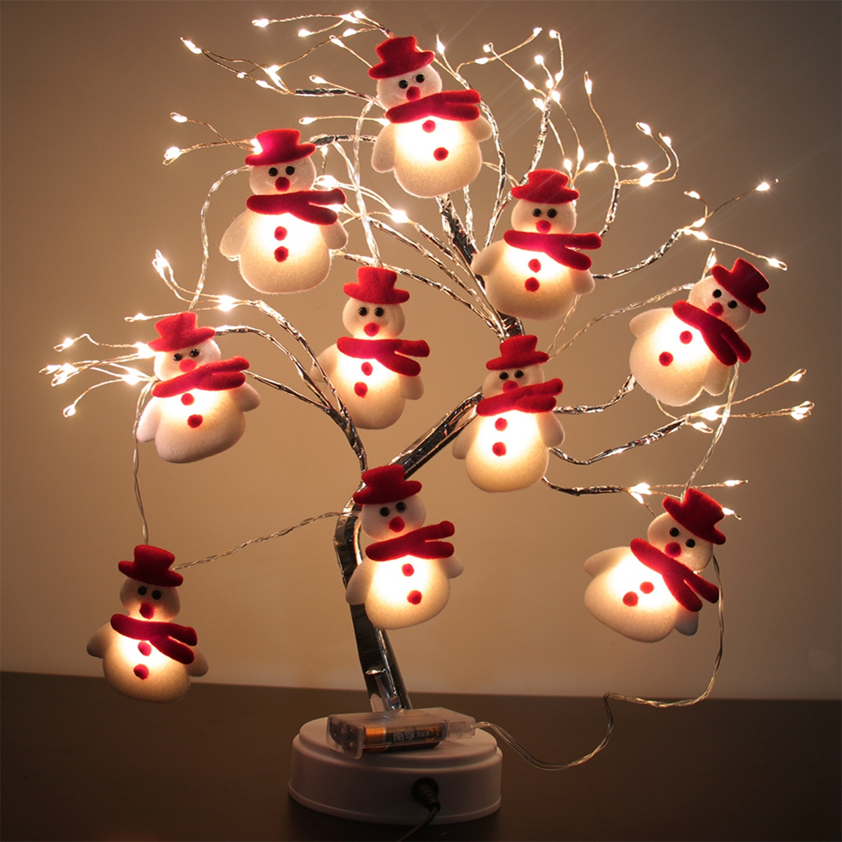 Schneemann Weihnachten LED Girlande String Licht Frohe Weihnachten Dekorationen Für Zuhause 2024 Weihnachten Baum Ornament Weihnachten Navidad Geschenke