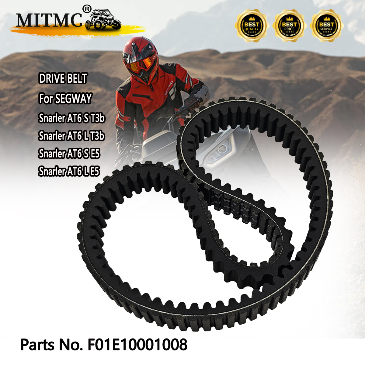 PASEK NAPĘDOWY Do Segway Snarler ATV6 S & L ATV UTV CVT Parts F01E 10001008   F01E 10001009   LU 097102