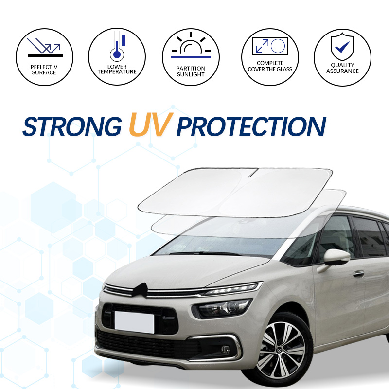 Windshield Sun Shade For Citroen Picasso 2 C3 Picasso4 Sunshade Sun Visor Protector Foldable Blocks UV Rays Keep Your Car Cooler