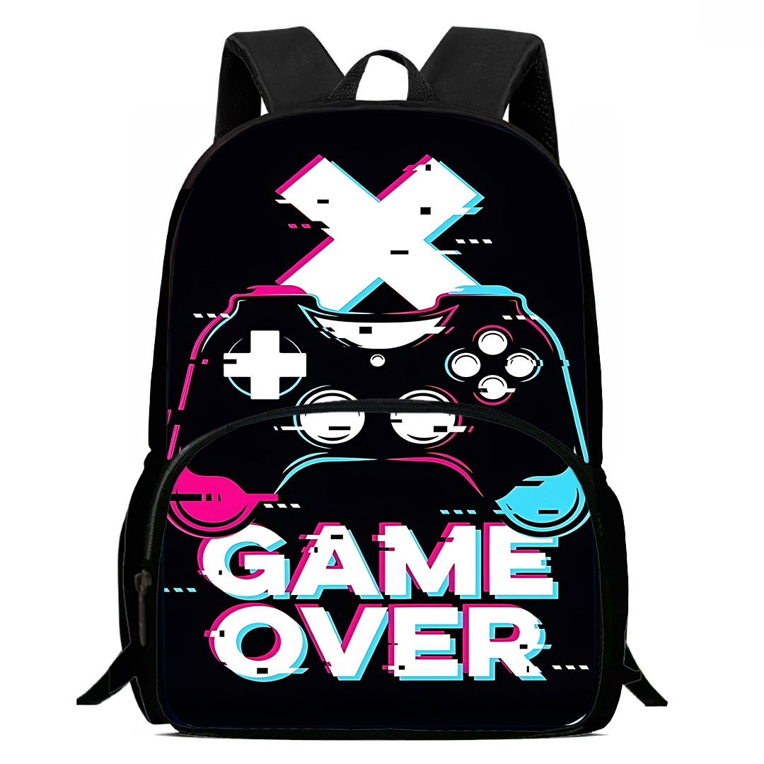 Gamer Kids Backpacks Boys and Girls Student Birthday Gift Child School Bags Large Capacity Camping Durable Rucksack