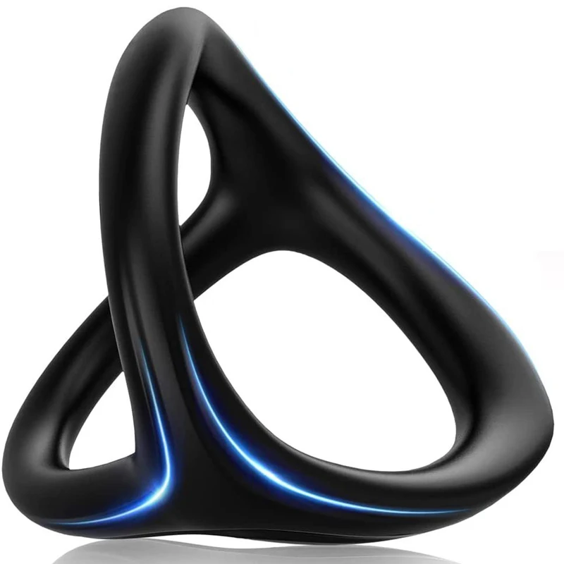 Penis Penis silikon cincin ereksi Semen Lock meningkatkan penundaan tahan lama ejakulasi mainan seks dewasa untuk pria pasangan 18 +